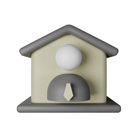 Corretor residencial  3D Icon