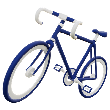 Corrida de bicicleta  3D Icon