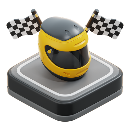 Corrida de bicicleta  3D Icon