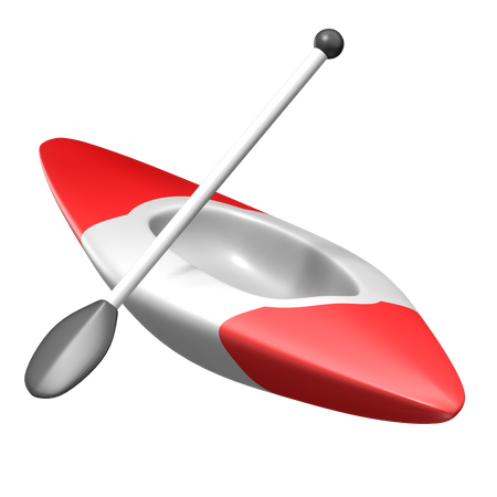 Corrida de canoa  3D Icon