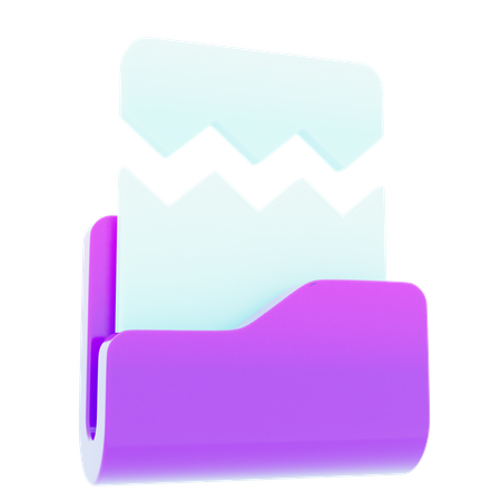 Corrupt Folder  3D Icon
