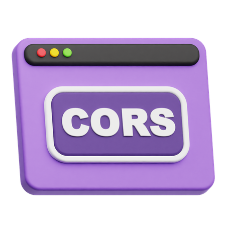 Cors Website  3D Icon