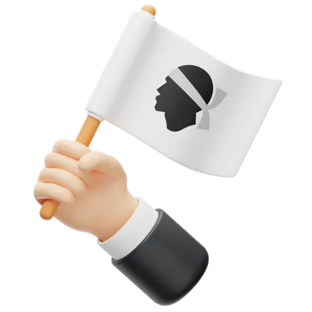 Corsica Flag  3D Icon