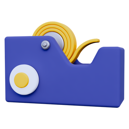 Cortador de cinta  3D Icon