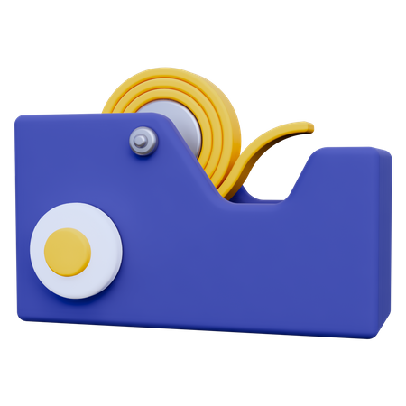 Cortador de fita  3D Icon