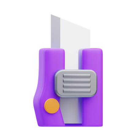 Cortador de papel  3D Icon