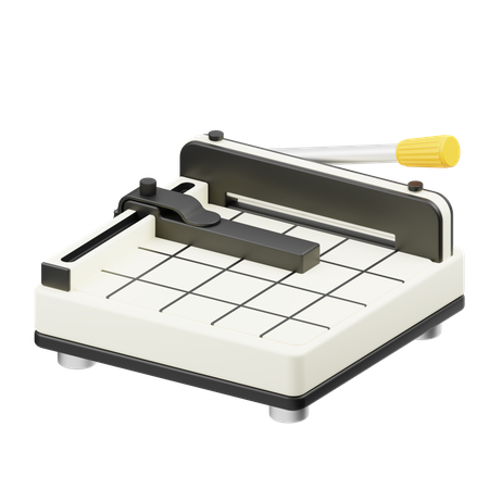 Cortador de papel  3D Icon