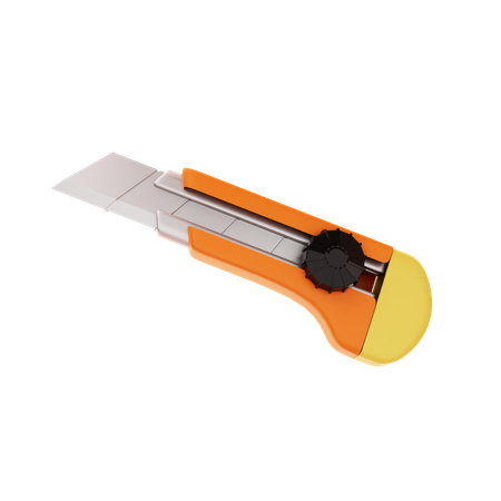 Cortador de papel  3D Icon