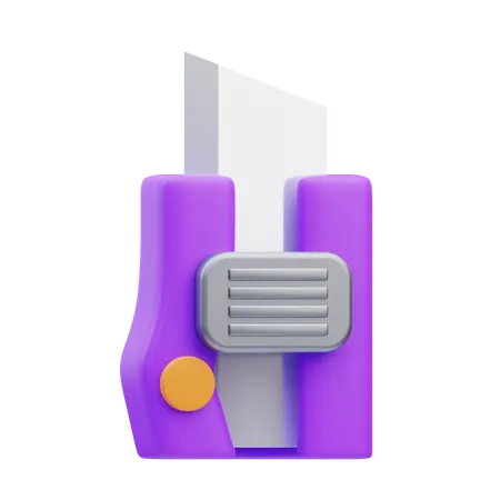 Cortador de papel  3D Icon