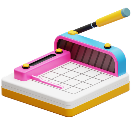 Cortador de papel profesional  3D Icon