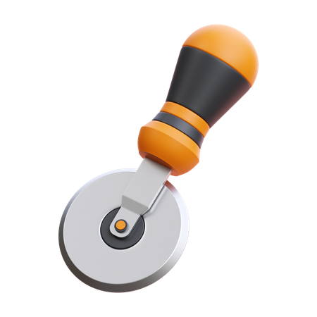 Cortador de pizza  3D Icon
