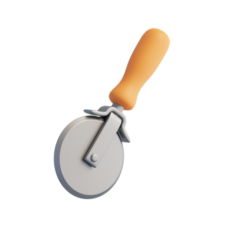 Cortador de pizza  3D Icon