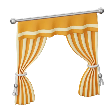 Cortinas  3D Icon