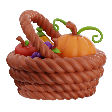 Cosechar frutas  3D Icon