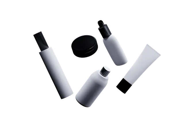 3 D Render Bottle Cosmetic 3D Icon