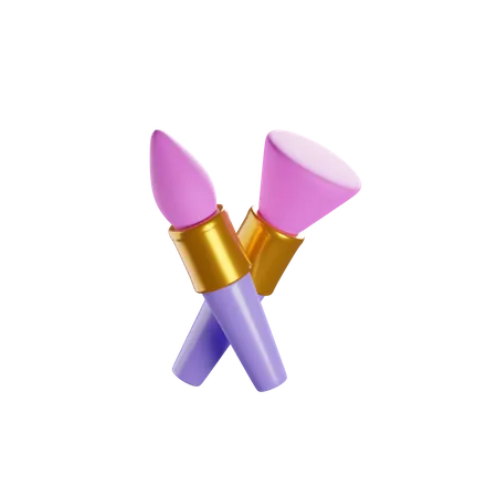 Cosmetic Brush  3D Icon