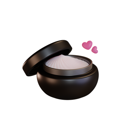Cosmetic Cream Face  3D Icon
