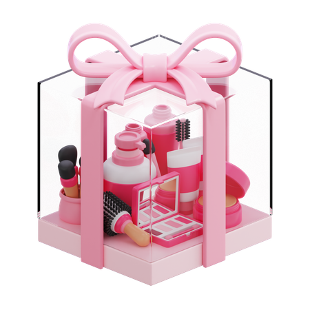 Cosmetic Gift Box  3D Icon