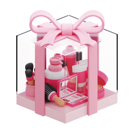 Cosmetic Gift Box  3D Icon