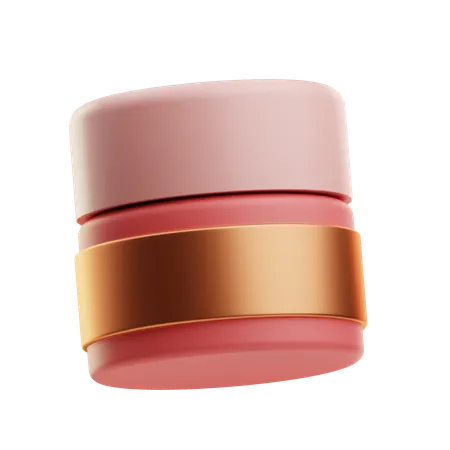 Cosmetic Jar Container  3D Icon