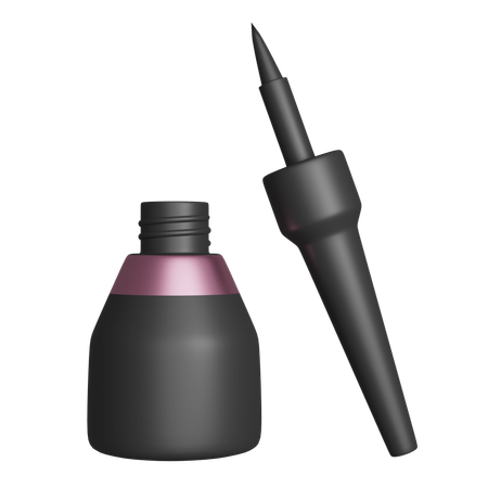 Cosmetic Liquid Eyeliner  3D Icon