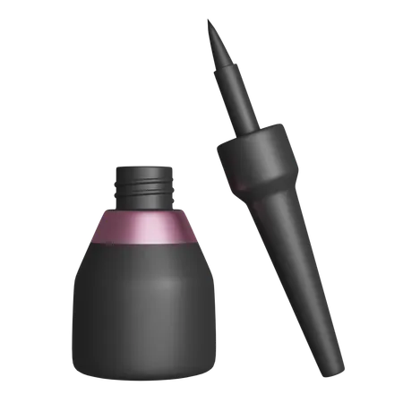 Cosmetic Liquid Eyeliner  3D Icon