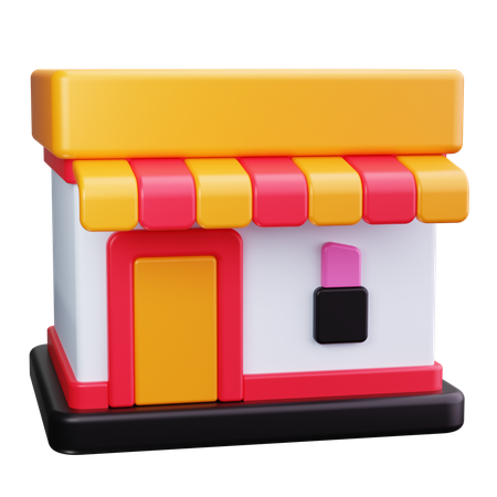 化粧品店  3D Icon