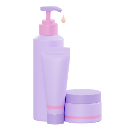 Cosmétiques de soins du corps  3D Icon