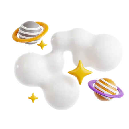 Cosmic Dust  3D Icon