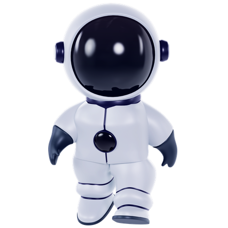Cosmonauta  3D Illustration