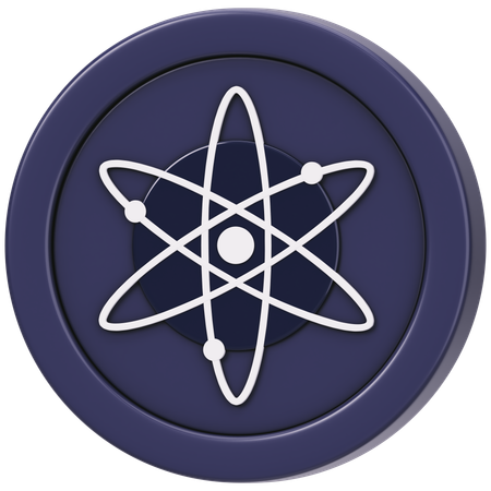 Cosmos Atom  3D Icon