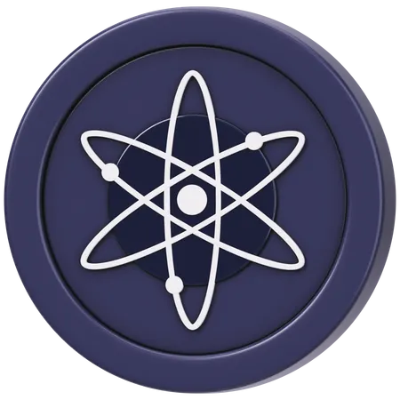 Cosmos Atom  3D Icon