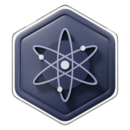 Cosmos (ATOM) Badge  3D Icon