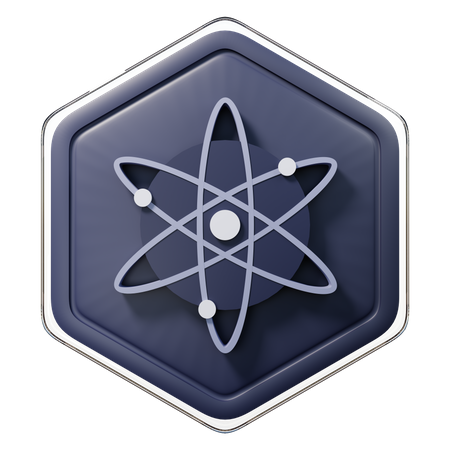 Cosmos (ATOM) Badge 3D Icon