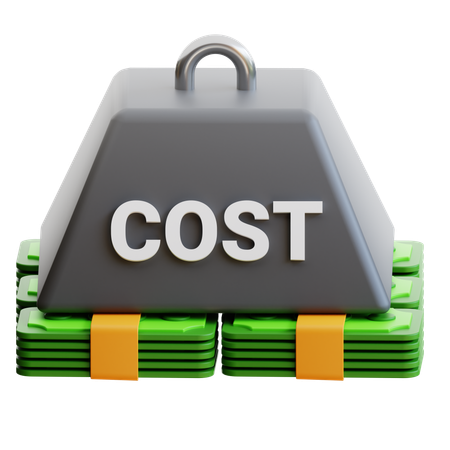 Cost Burden  3D Icon