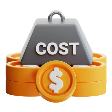 Cost Burden  3D Icon