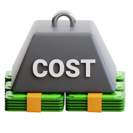 Cost Burden  3D Icon