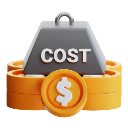 Cost Burden  3D Icon