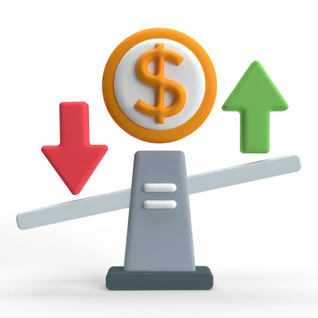 Cost Management  3D Icon
