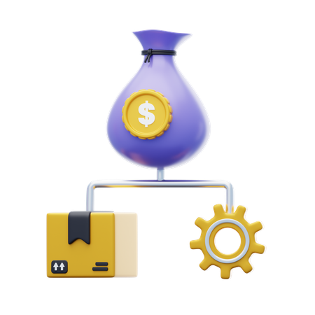 Cost Management  3D Icon