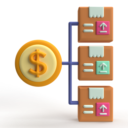 Cost Management  3D Icon