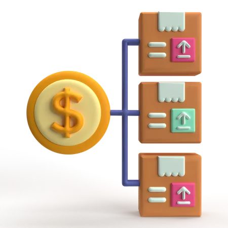 Cost Management  3D Icon