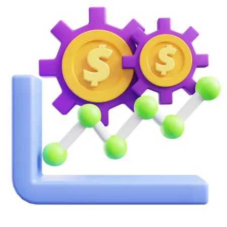 Cost Management  3D Icon