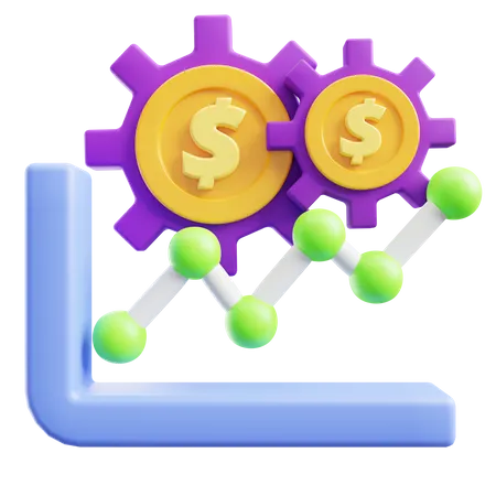 Cost Management 3D Icon