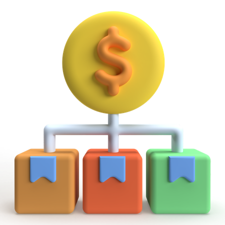 Cost Package  3D Icon