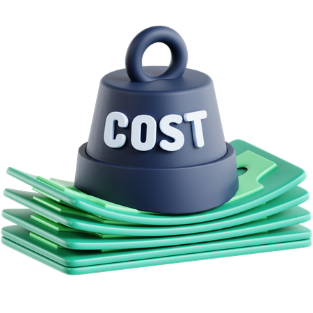 Cost Weight  3D Icon