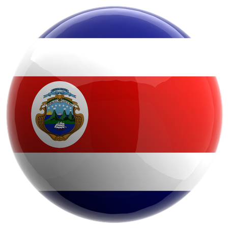 Costa Rica  3D Icon