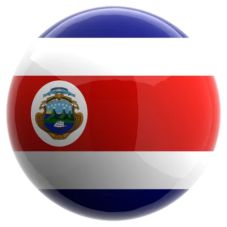 Costa Rica  3D Icon