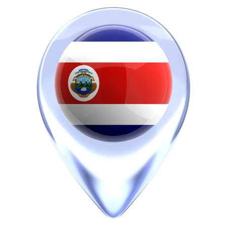 Costa Rica  3D Icon