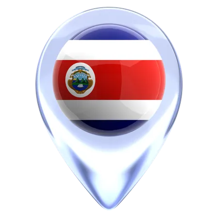 Costa Rica  3D Icon